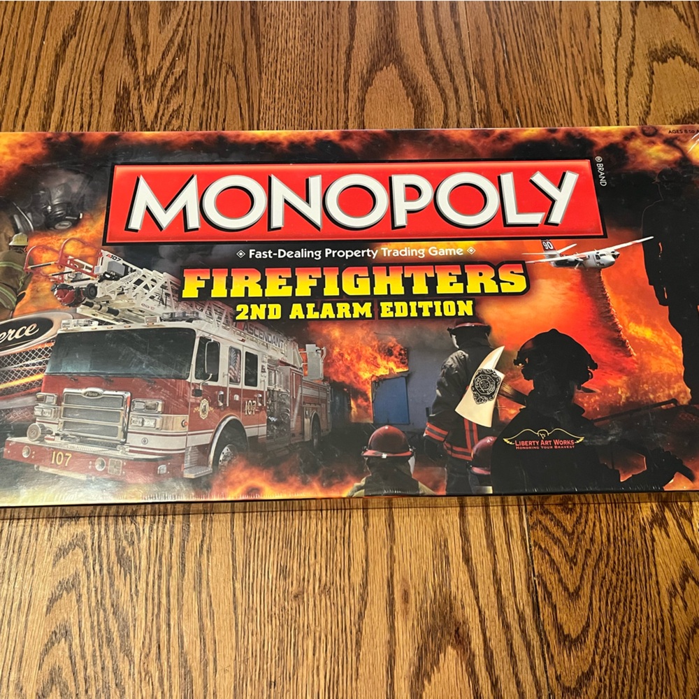 Monopoly Firefighters 2nd Alarm Edition Board Game